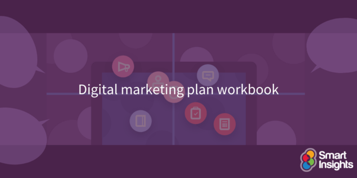 Digital marketing plan workbook