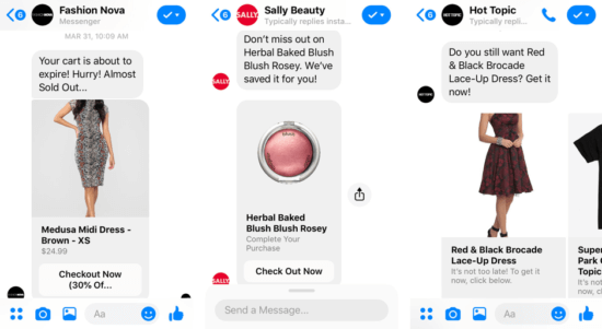 Facebook Messenger remarketing