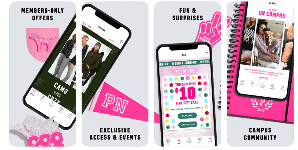 Victoria's Secret Pink Nation app